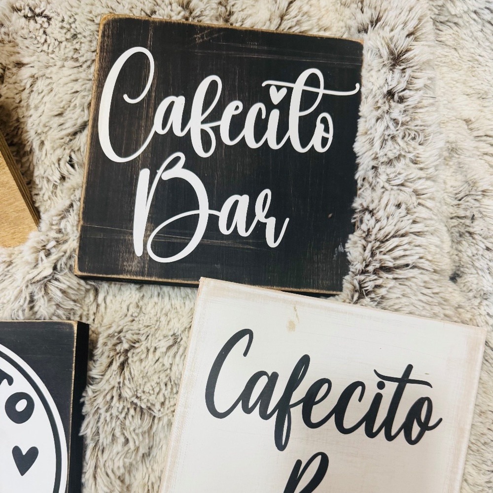 Wood sign